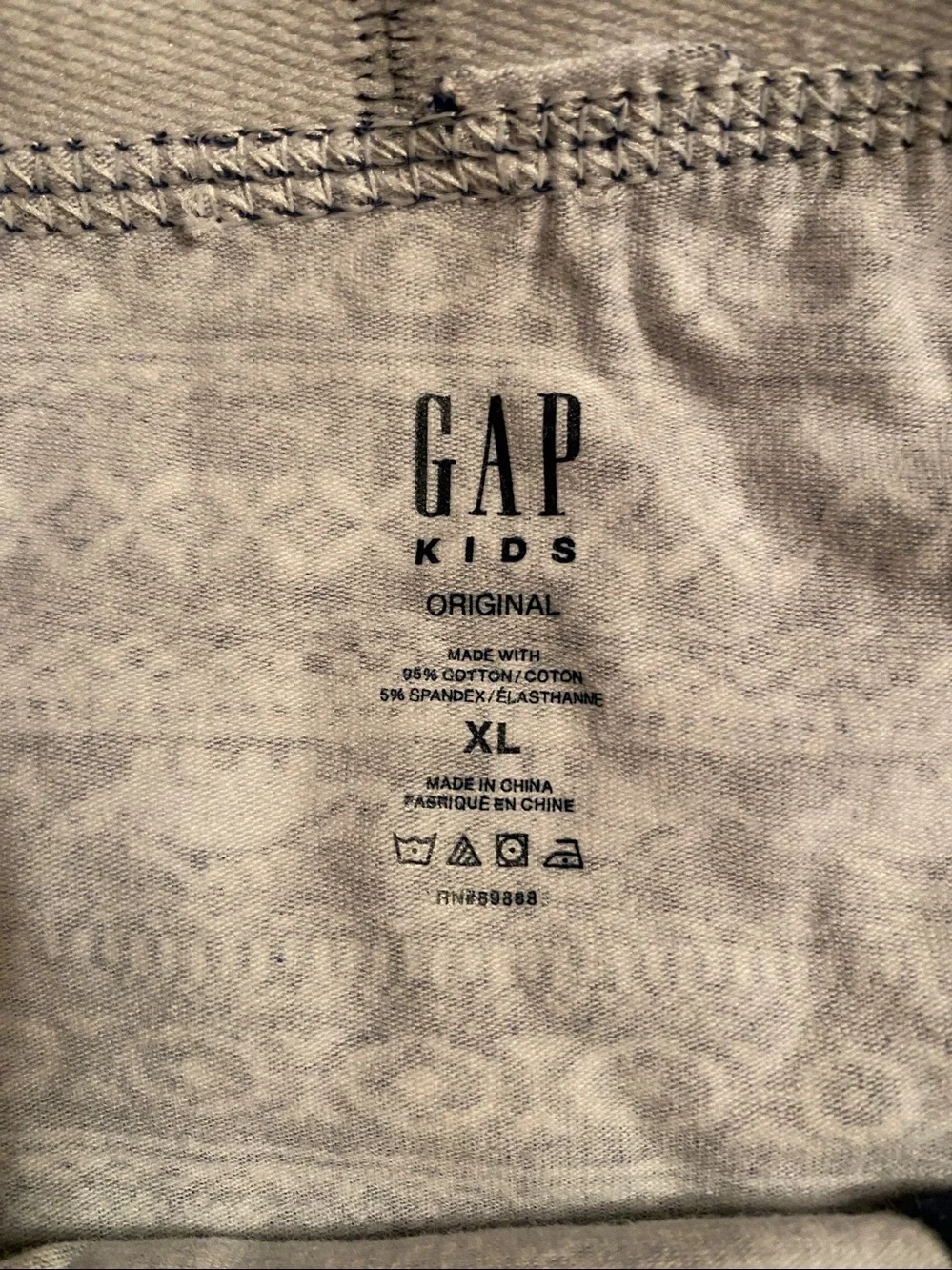 GAP boys 4-Pack Briefs in Navy, Light Blue & Gray size xl nwot